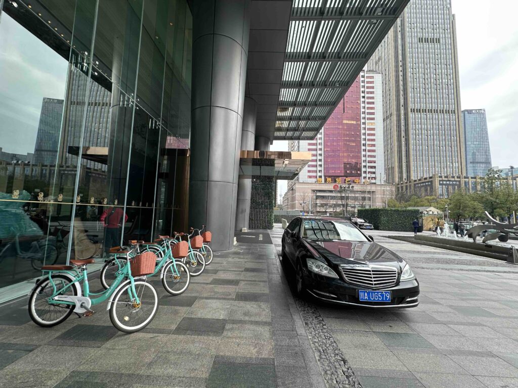 リッツカールトン成都の送迎車